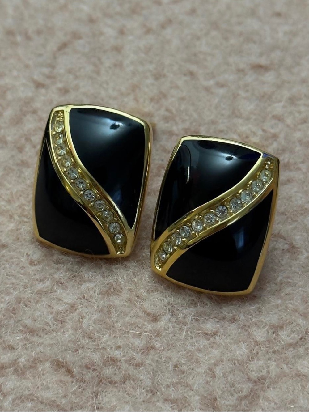 Vintage Christian Dior clip on earrings